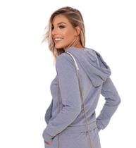 Moletom Feminino Liso Blusa de Frio Com Capuz Flanelado Moletom Feminino Liso Blusa de Frio Com Capuz Flanelado