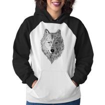 Moletom Feminino Lobo Mandala - Foca na Moda