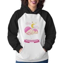 Moletom Feminino Mãe de uma menina - Foca na Moda Moletom Feminino Mãe de uma menina - Foca na Moda