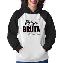 Moletom Feminino Meiga meio bruta - Foca na Moda
