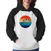 Moletom Feminino Música Vintage Sunset - Foca na Moda