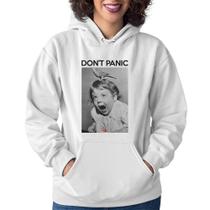 Moletom Feminino Não entre em pânico - Foca na Moda