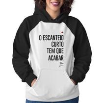Moletom Feminino O escanteio curto tem que acabar - Foca na Moda