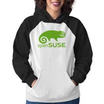 Moletom Feminino openSUSE Linux Logo - Foca na Moda