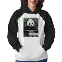 Moletom Feminino Panda Fuck Racism! - Foca na Moda Moletom Feminino Panda Fuck Racism! - Foca na Moda