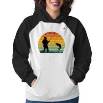 Moletom Feminino Pescaria Vintage Sunset - Foca na Moda Moletom Feminino Pescaria Vintage Sunset - Foca na Moda