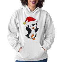Moletom Feminino Pinguim Noel - Foca na Moda Moletom Feminino Pinguim Noel - Foca na Moda