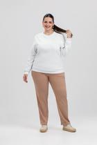 Moletom Feminino Plus Size Cativa Peluciado Manga Longa Tamanho:G2Cor:Preto Moletom Feminino Plus Size Cativa Peluciado Manga Longa Tamanho:G2Cor:Preto