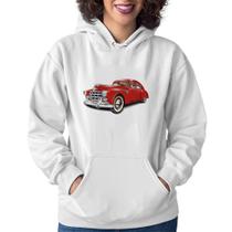 Moletom Feminino Retro Classic Red Car - Foca na Moda