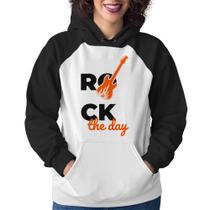 Moletom Feminino Rock the day - Foca na Moda Moletom Feminino Rock the day - Foca na Moda