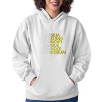 Moletom Feminino Seja o ano novo que você deseja! - Foca na Moda