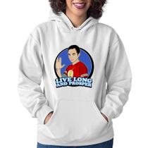 Moletom Feminino Sheldon Spock - Foca na Moda