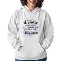 Moletom Feminino Sou de Aquário - Foca na Moda Moletom Feminino Sou de Aquário - Foca na Moda