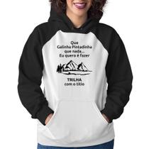 Moletom Feminino Trilha com o titio Trekking - Foca na Moda Moletom Feminino Trilha com o titio Trekking - Foca na Moda