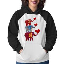 Moletom Feminino Trio Elefantes - Foca na Moda