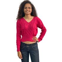 Moletom Feminino Tumblr Liso Cropped Manga Longa Blusa Frio 275