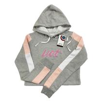 Moletom Feminino UOT Mescla Cinza Original FJA-0129