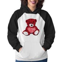 Moletom Feminino Urso Mosaico - Foca na Moda Moletom Feminino Urso Mosaico - Foca na Moda