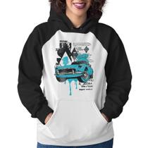 Moletom Feminino Vintage Classic Car Painting - Foca na Moda