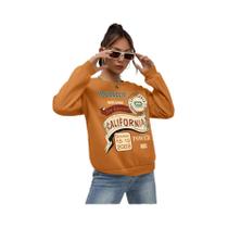 Moletom Feminino Vintage Com Capuz, Estilo Harajuku, Casual, Quente, Solto, Com Estampa De Letras