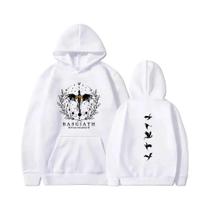 Moletom Feminino Vintage Gótico Com Capuz Estampa Fourth Wing 2025 Casual Retrô Manga Longa