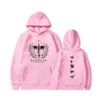 Moletom Feminino Vintage Gótico Com Capuz Estampa Fourth Wing 2025 Casual Retrô Manga Longa