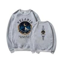 Moletom Feminino Vintage Velaris City of Starlight ACOTAR Night Court Com Estampa Gráfica