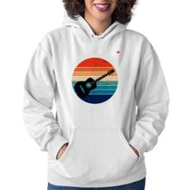Moletom Feminino Violão Vintage Sunset - Foca na Moda Moletom Feminino Violão Vintage Sunset - Foca na Moda
