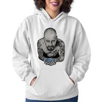 Moletom Feminino Walter White Tattoo Heisenberg - Foca na Moda Moletom Feminino Walter White Tattoo Heisenberg - Foca na Moda