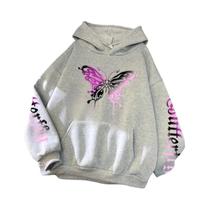 Moletom Feminino Y2K Estampado Com Capuz Casual E Moderno Para Todas as Estações Conforto Para Casa