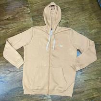 Moletom Fico Masculino Com Capuz E Zíper - Conforto Bege