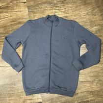Moletom Fico Masculino E Zíper - Conforto Cinza