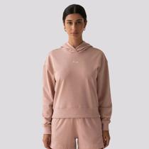 Moletom Fila Basic Classic Light Com Capuz Feminino Rosa