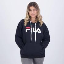 Moletom Fila Comfort Letter II c/ Capuz Feminino