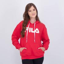 Moletom Fila Letter II Feminino Vermelho