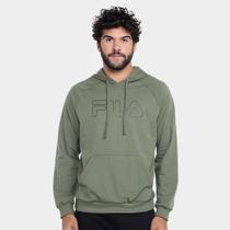 Moletom Fila Letter Outline Light Capuz Masculino