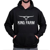 Moletom Flanelado Bolso Canguru King Farm Agro - Vollare
