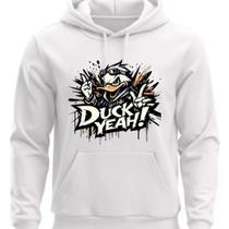 Moletom Flanelado Com capoz Personalizado Duck Yeah