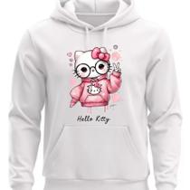 Moletom Flanelado com capuz Hello Kitty