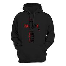 Moletom Flanelado Cristão Canguru Blusa De Frio Gospel Cruz