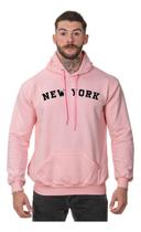 Moletom Flanelado Masculino Agasalho Blusa De Frio New York