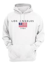 Moletom Flanelado Unissex Blusa De Frio Casual Los Angeles Moletom Flanelado Unissex Blusa De Frio Casual Los Angeles