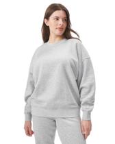 Moletom florence by mills Cozy Crush Oversized Heather Grey
