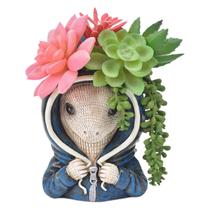 Moletom Flowerpot Creative Animal Resin Snake 305g 12,5 x 10 x 13 cm