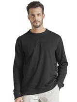 Moletom Forum Masculino New Comfort Crewneck Front Logo Preto Moletom Forum Masculino New Comfort Crewneck Front Logo Preto