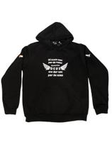 Moletom Frase 100% algodão Preto Moletom Frase 100% algodão Preto