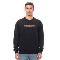 Moletom Freesurf Name Preto Masculino