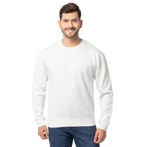 Moletom Fruit of the Loom Eversoft Fleece Masculino branco Moletom Fruit of the Loom Eversoft Fleece Masculino branco