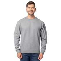 Moletom Fruit of the Loom Eversoft Fleece para homens cinza 3GG Moletom Fruit of the Loom Eversoft Fleece para homens cinza 3GG