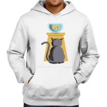 Moletom Gato e Aquário - Foca na Moda Moletom Gato e Aquário - Foca na Moda